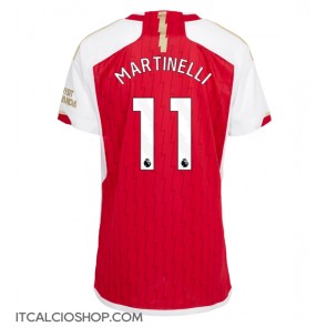 Arsenal Gabriel Martinelli #11 Prima Maglia Femmina 2023-24 Manica Corta